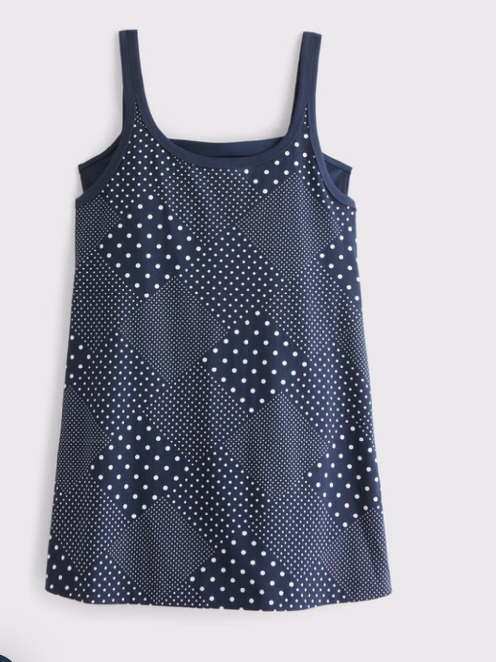 Abercrombie & Fitch Navy and White Polka Dot Mini Dress - Picture 5 of 5